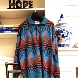 Missoni Graphic Polo Sweater XL
